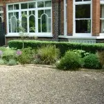 Battersea Wandsworth Common planted gravel drive seasonal change